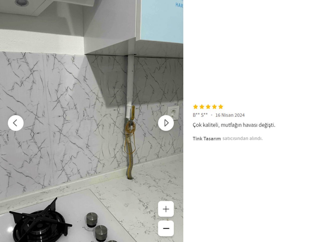 Tezgah Arası PVC Panel Döşeme
