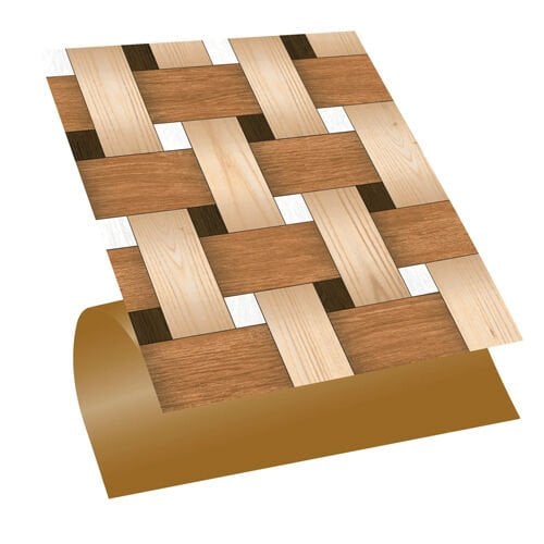 Wood Patterned PVC Tile Coating