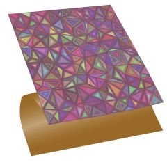 Tink Kendinden Yapışkanlı Geometrik Kuşak Desenli 30x30 cm Pvc Seramik Fayans Kaplama
