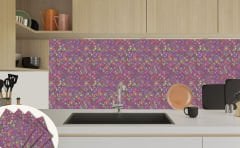 Tink Kendinden Yapışkanlı Geometrik Kuşak Desenli 30x30 cm Pvc Seramik Fayans Kaplama
