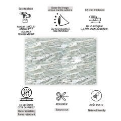 Tink Yeşil Agat Mermer Desenli Panel Pvc 41X62 cm