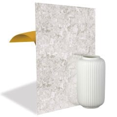 Tink Gray Stained Marble Patterned Panel Pvc 41X62 cm 1 m² (4 Pieces)