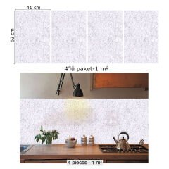 Tink Antrasit Mermer Desenli Panel Pvc 41X62 cm 1 m² (4 Adet)