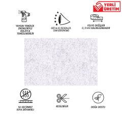 Tink Antrasit Mermer Desenli Panel Pvc 41X62 cm