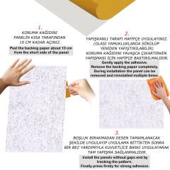 Tink Antrasit Mermer Desenli Panel Pvc 41X62 cm