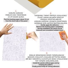 Tink Antrasit Mermer Desenli Panel Pvc 41X62 cm