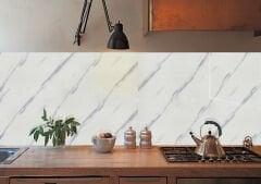 Tink Gri Bulut Çizgili Mermer Desenli Panel Pvc 41X62 cm