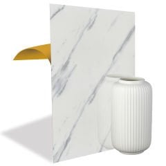 Tink Gri Bulut Çizgili Mermer Desenli Panel Pvc 41X62 cm