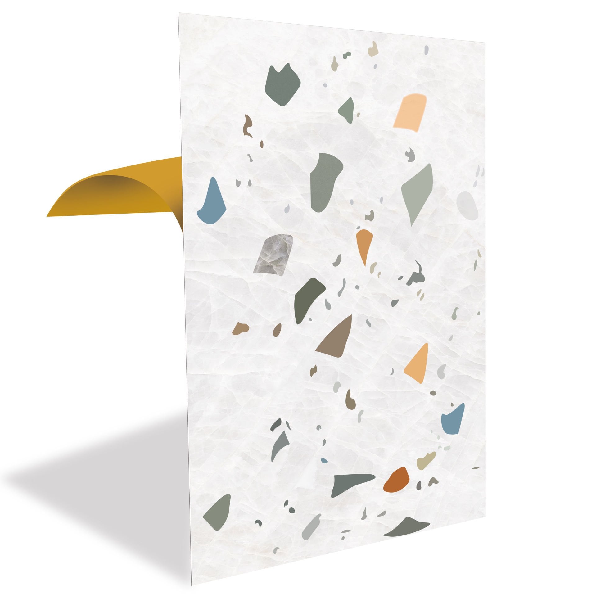 Tink Terrazzo Mermer Desenli Panel Pvc 41X62 cm 1 m² (4 Adet)