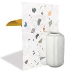 Tink Terrazzo Mermer Desenli Panel Pvc 41X62 cm 1 m² (4 Adet)