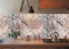 Tink Pembe Mermer Desenli Panel Pvc 41X62 cm 1 m² (4 Adet)