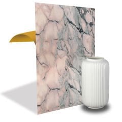 Tink Pembe Mermer Desenli Panel Pvc 41X62 cm