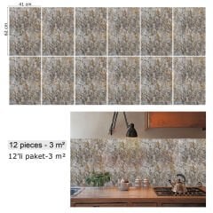 Tink Yeşim Mermer Desenli Panel Pvc 41X62 cm 1 m² (4 Adet)