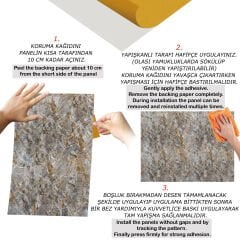 Tink Yeşim Mermer Desenli Panel Pvc 41X62 cm