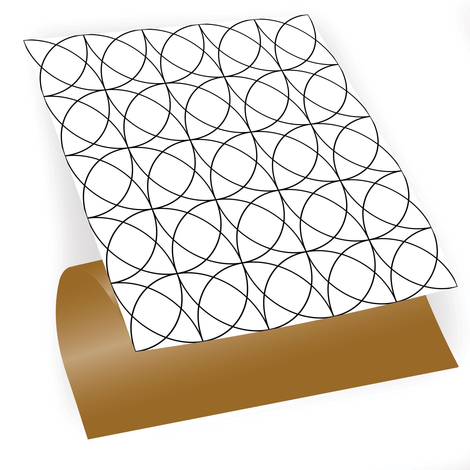 Tink Kendinden Yapışkanlı Çizgi Desenli Pvc Karo Kaplama 30x30 cm 1 m2 (11 Adet)
