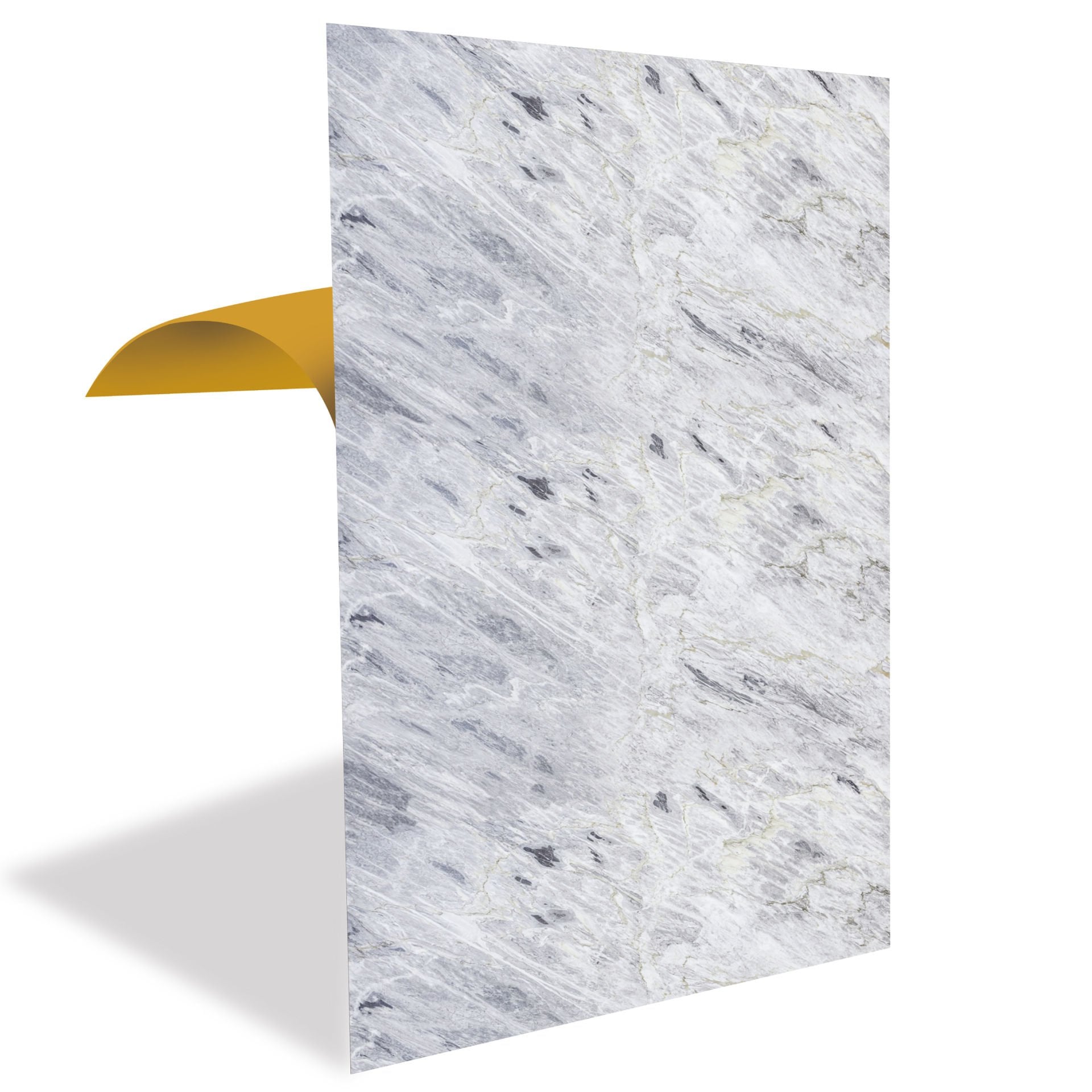 Tink Gri Dalgalı Mermer Desenli Panel Pvc 41X62 cm 1 m² (4 Adet)