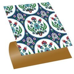 Tink Kendinden Yapışkanlı Metraj Çini Desenli 30x30 cm Pvc Karo Kaplama 0,36 m2 (4 Adet)