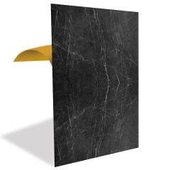 Tink Belgium Black Mermer Desenli Panel Pvc 41X62 cm 1 m² (4 Adet)