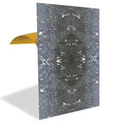 Tink Siyah Halı Mermer Desenli Panel Pvc 41X62 cm