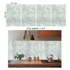Tink Gri Bulut Mermer Desenli Panel Pvc 41X62 cm
