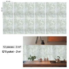 Tink Gri Bulut Mermer Desenli Panel Pvc 41X62 cm