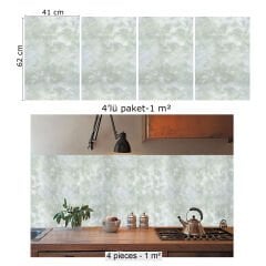 Tink Gri Bulut Mermer Desenli Panel Pvc 41X62 cm