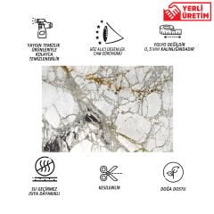 Tink Taş Mermer Desenli Panel Pvc 41X62 cm
