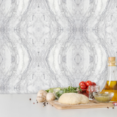 Tink Kendinden Yapışkanlı Mermer Görünümlü Panel Gri Ağ Desen 82x122