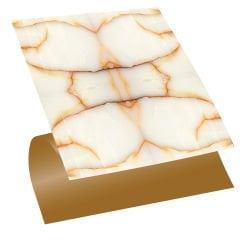 Tink Self Adhesive Gold Marble Pattern 30x30 cm PVC Tile Covering