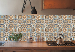 Tink Kendinden Yapışkanlı Fayans Kaplama Pvc Yer Döşemesi Fas 019 Desenli 60x120