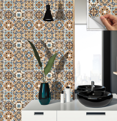 Tink Kendinden Yapışkanlı Fayans Kaplama Pvc Yer Döşemesi Fas 019 Desenli 60x120