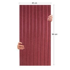 Tink Acoustic and Decorative Felt Panel Panel Patterned 45x90 Cm / 2 Pieces / 0.81 m²