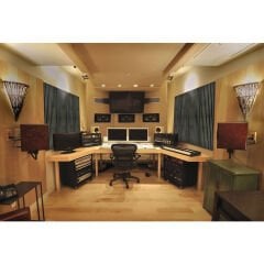 Tink Akustik Ve Dekoratif Keçe Panel Lambri Desenli 45x90 Cm / 2 Adet / 0,81 m² SİYAH