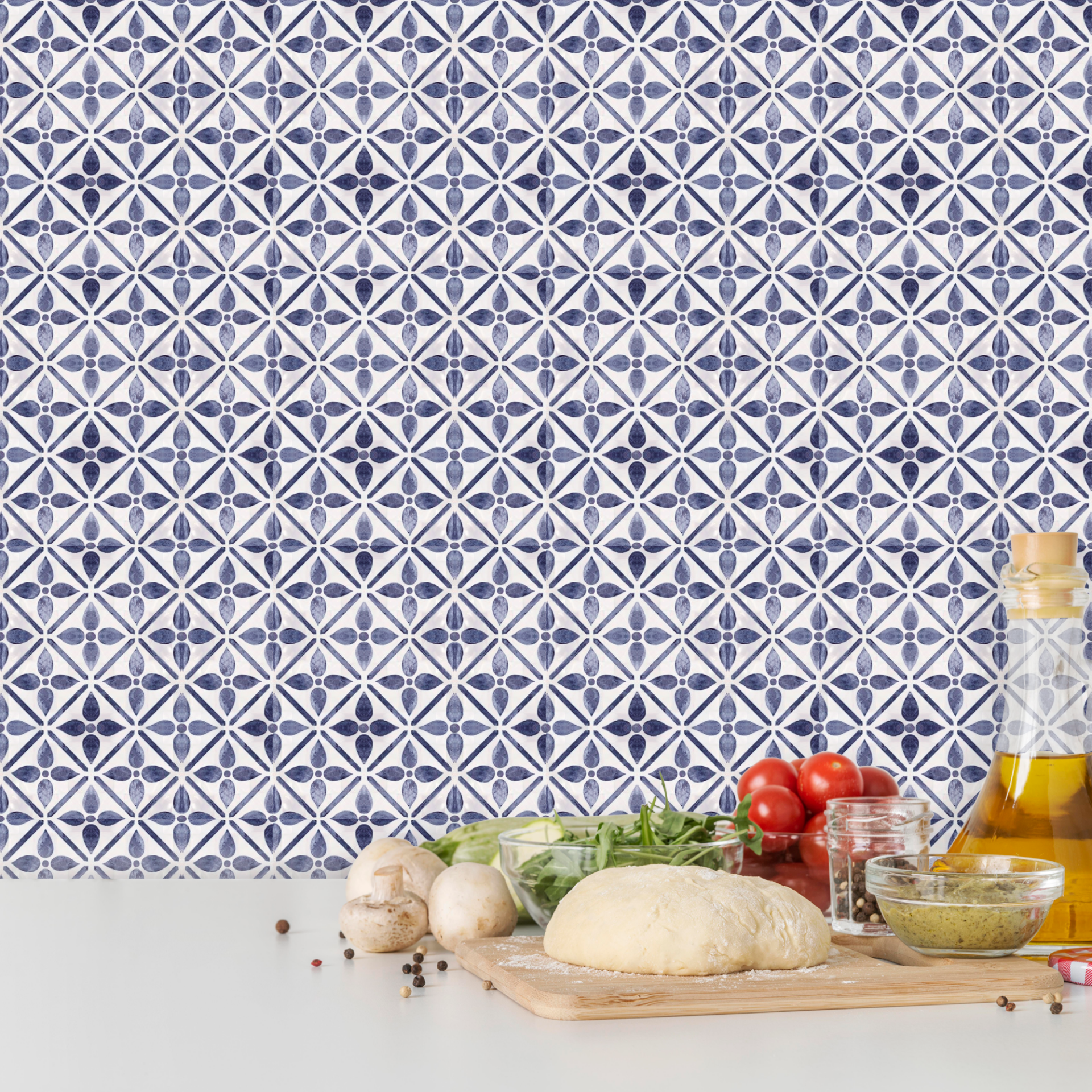 Tink Kendinden Yapışkanlı Fayans Kaplama Pvc Yer Döşemesi Serenity Desenli 60x120