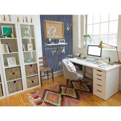 Tink Akustik Ve Dekoratif Keçe Panel Lambri Desenli 45x90 Cm / 2 Adet / 0,81 m² LACİVERT
