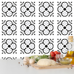 Tink Kendinden Yapışkanlı Fayans Kaplama Pvc Yer Döşemesi Solo Fas Desenli 60x120