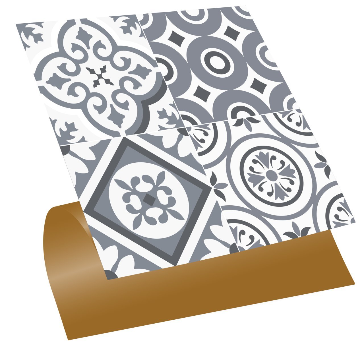 Tink Self Adhesive PVC Coating Geometric 010 Patterned 30x30 cm