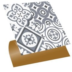 Tink Self Adhesive PVC Coating Geometric 010 Patterned 30x30 cm