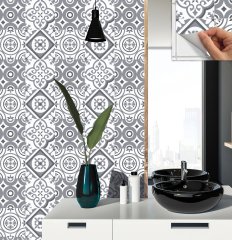 Tink Self Adhesive PVC Coating Geometric 010 Patterned 30x30 cm