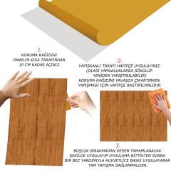 Tink Cilalı Ahşap Görünümlü Panel Pvc 41X62 cm
