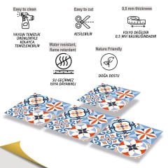 Tink Kendinden Yapışkanlı Pvc Kaplama Meksika 010 Desenli 30x30 cm