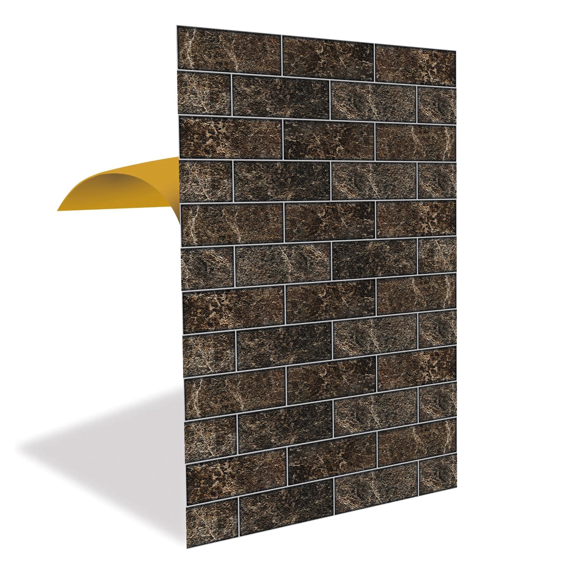 Tink Kahverengi Metro Mermer Desenli Panel Pvc 41X62 cm