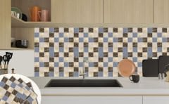 Tink Kendinden Yapışkanlı Karo Mermer Desenli 30x30 cm Pvc Karo Kaplama 1 m2 (11 Adet)