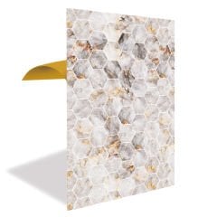 Tink Gold Petek Mermer Desenli Panel Pvc 41X62 cm