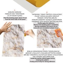 Tink Gold Mermer Desenli Panel Pvc 41X62 cm