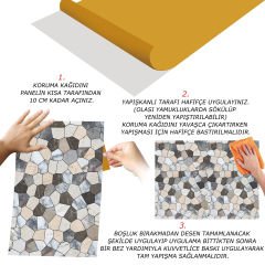 Tink Çatlak Mermer Görünümlü Panel Pvc 41X62 cm
