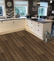 Tink Kendinden Yapışkanlı Parke Kaplama Antik Ahşap Desenli PVC Yer Döşemesi 25x80 cm