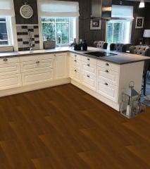 Tink Self-Adhesive Golden Oak Wood Patterned PVC Flooring 25x80 cm / 5 Pieces / 1 m²