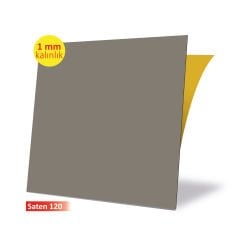 Self Adhesive Soft Satin 120 Light Plain Color Matt PVC Tile / 1 mm Thickness / 1 m² / 32x32 cm