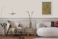 Kendinden Yapışkanlı Soft Pudra 101 Düz Renkli Mat PVC Karo / 1 mm Kalınlık / 1 m² / 32x32 cm